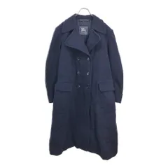 70年代 イングランド製 Burberrys バーバリーズ トレンチコート コート ネイビー(レディース 54)中古 古着 V5976