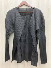 PLEATS PLEASEダークストライプ 長袖シャツ サイズ3 PLEATS PLEASE ストライプ長袖シャツ - メルカリ