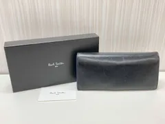  難あり Paul Smith ポールスミス カラードエッジ 長財布 折り財布 ブラック