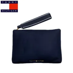 TOMMY HILFIGER ZIP WRISTLET トミーヒルフィガー リストレット クラッチバッグ ポーチ XW06367 400 CIK トミー トミヒル ナイロンリストレット 軽量素材 ポーチ (1750)