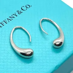 Tiffany / ティアドロップ フープピアス スターリングシルバー 925