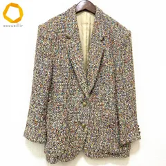 #wnc カネコイサオ KANEKO ISAO ジャケット マルチ ツイード 金ボタン レディース [980322]のサムネイル