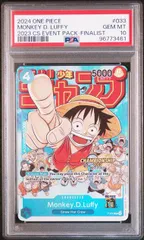 【PSA10】Monkey.D.Luffy (P) {青} <P-033> [CHAMPIONSHIP2023] モンキー・Ｄ・ルフィ P-033 プロモーションカード チャンピオンシップ2023 イベントパック ファイナリストVer