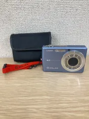 ● 3 通電未確認 CASIO EXILIM EX-Z600 ブルー デジタルカメラ【カメラ】【1】