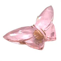 スワロフスキー SWAROVSKI ジャングルビーツ バタフライマグネット オーナメント 5572154 クリア 蝶 ピンバッジ【中古】