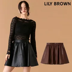 【SALE50%OFF】【即納】 リリー ブラウン LILY BROWN ボトムス 25秋冬 バリエーションフレアミニスカート ミニ丈 lwfs255041