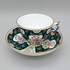 希少 HEREND ヘレンド アポニー オレンジ プレート 中皿 20cm ペア