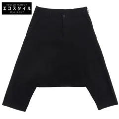 【美品】ブラックコムデギャルソン　サルエルパンツ　ウールギャバ　ペンギン コムデギャルソンCOMME des GARCONS ウールギャバペンギンパンツ 黒S
