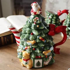 【限定１個】未使用　SPODEスポード　クリスマスツリー　ベル型ボックス 限定1個】未使用極美品 英国SPODEスポード クリスマスツリー ベル型