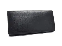 COACH コーチ F75009 レザー 二つ折り 長財布 ウォレット 小銭入れ 札入れ メンズ ブラック系 DK8606