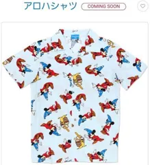 東京ディズニーリゾート限定 新品未使用 アロハシャツ ユニセックスサイズM