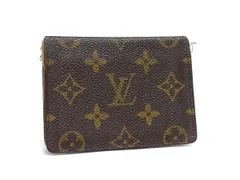 LOUIS VUITTON ルイヴィトン M60533 モノグラム ポルト2 カルト ヴェルティカル カードケース カード入れ ブラウン系 DL3861