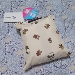 シフレsiffler保冷保温スヌーピーPEANUTS折りたたみエコバッグMサイズくま