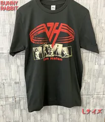 BUNNY RABBIT Van Haken ヴァン・ヘイレン メンズ 半袖Tシャツ 黒 Lサイズ【KH00208】