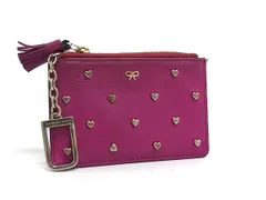 ANYA HINDMARCH アニヤハインドマーチ レザー タッセル ハート コインケース コインパース 小銭入れ レディース ピンク系 DL4245のサムネイル