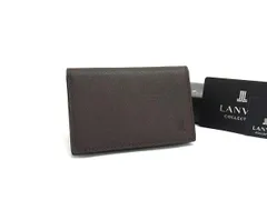 ■美品■ LANVIN ランバン レザー カード入れ カードケース パスケース 定期入れ ブラウン系 DL4526