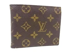 LOUIS VUITTON ルイヴィトン M61669 モノグラム ポルトビエ モネ 二つ折り 財布 ウォレット 小銭入れ 札入れ ブラウン系 DL4824