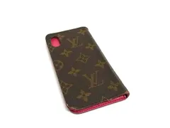 LOUIS VUITTON ルイヴィトン M63444 モノグラム フォリオ iPhone X/XS 対応 アイフォンケース スマホケース ブラウン系 DL4926