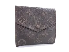 LOUIS VUITTON ルイヴィトン M61660 モノグラム ポルトモネビエ カルトクレディ 三つ折り 財布 ウォレット 札入れ ブラウン系 DL4967