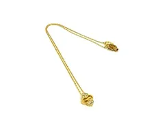 GIVENCHY ジバンシィ ヴィンテージ ラインストーン ネックレス ペンダント アクセサリー レディース ゴールド系 DL5257