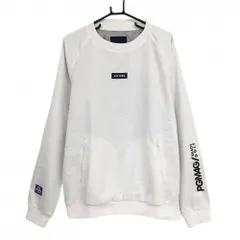 【美品】パーリーゲイツ スニード 白 スクエア総柄地模様 蓄熱裏地 ブルゾン メンズ 6(XL) ゴルフウェア PEARLY GATES