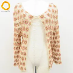 ホコモモラ jocomomola カーディガン 長袖 鍵編みニット レディース [a989500]