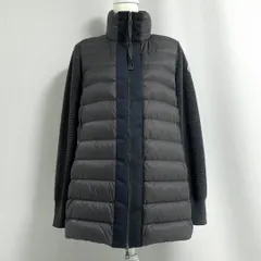 MONCLER / ニットダウンコート ダウンジャケット S グレー