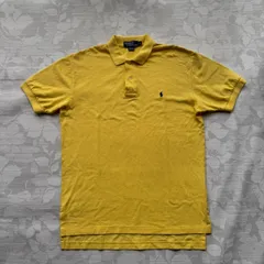 ポロバイラルフローレン ポニー刺繍 ポロシャツ イエロー Mサイズ