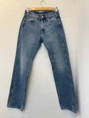 28) LEVI'S レッド 中ライトブルー ストレート デニム