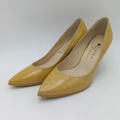 DIANA ダイアナ パンプス エナメル レディース 22cm ベージュ E-15-2