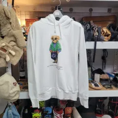 POLO RALPH LAUREN ポロベア 白 起毛 フードTシャツ