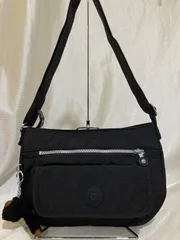 3 kipling キプリング ショルダーバッグ K13163900 ブラック チャーム付