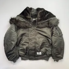WTAPS × ALPHA INDUSTRIES (ダブルタップス × アルファインダストリーズ) N-2B フライトジャケット ミリタリー サイズM