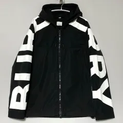 BURBERRY / ナイロンジャケット ロゴ ブラック メンズ XS