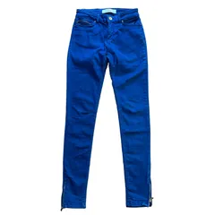 ZARA BASIC スキニーデニム ダークブルー サイズ34 レディースXS ザラベーシック