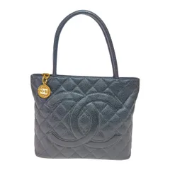 ◎◎CHANEL シャネル マトラッセ 復刻トート トートバッグ キャビアスキン ココマーク A01804 ブラック×ゴールド