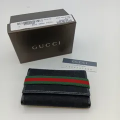 ◎◎GUCCI グッチ 6連キーケース GG 箱付 154450・493075 ブラック