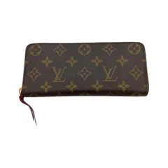 ◎◎LOUIS VUITTON ルイヴィトン モノグラム ポルトフォイユ・クレマンス 長財布 M60742 フューシャ x ブラウン