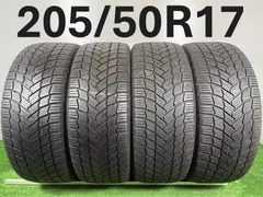 送料無料★205/50R17 ミシュラン X-ICESNOW 2021年製 4本 冬 タイヤ スタッドレス 中古 TB918