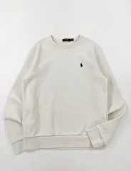 ポロラルフローレン 白 スウェット