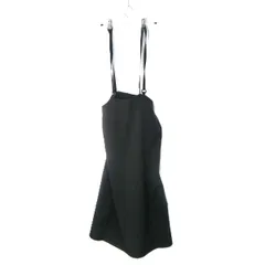 GU ジーユー サスペンダー付きAラインスカート ダークグレー Sサイズ □〇