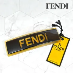 FENDI フェンディ バレッタ べっ甲調 ブランド アクセサリー アンティーク 髪飾り ヘアアクセサリー