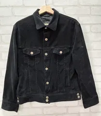 BURBERRY BLACK LABEL バーバリー ブラック レーベル コーデュロイ ジャケット ブラック メンズ Lサイズ