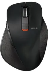 エレコムワイヤレスマウスBluetoothEX-G握りの極み静音設計5ボタンLサイズブラックM-XGL15BBSBK