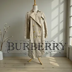 BURBERRYトレンチコート　レディースファッション　12PET Lサイズ　ベージュ　コート　トレンチコート