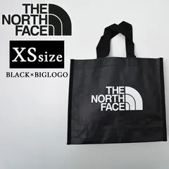 ノースフェイス ショッパーバッグ トートバッグ THE NORTH FACE 韓国 エコバッグ ビーチバッグ BLACKxBIGLOGO XSサイズ【新品・正規品】