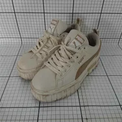 ◇ Θ プーマ PUMA 393425-04 厚底スニーカー ベージュ系 レディース 23.5cm E  【1510230002433】