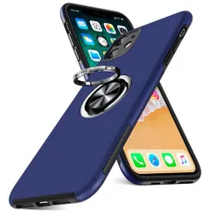 iPhone12miniケースリング付き耐衝撃スタンド全面保護ケース車載スタンド対応360度回転薄型PC衝撃防止スマホケースTPUバンパーマグネットスタンド機能レンズ保護衝撃吸収指紋防止黄変防止