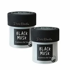 John's Blend ジョンズブレンド フレグランスジェルカン ブラックムスク 85g 2個 ジェル缶 芳香剤のサムネイル