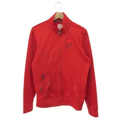 DIESEL ディーゼル トラックジャケット サイズ:L ジップデザイン/ワッペン   コットン×ポリエステル レッド メンズ / 243001003660